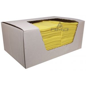 SCI-036 ŚCIERECZKI UNI MAX 30x40 CM  ŻÓŁTE BOX 100 SZT