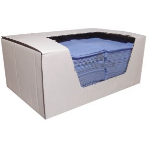 SCI-033 ŚCIERECZKI UNI MAX 30x40 CM NIEBIESKIE BOX 100 SZT